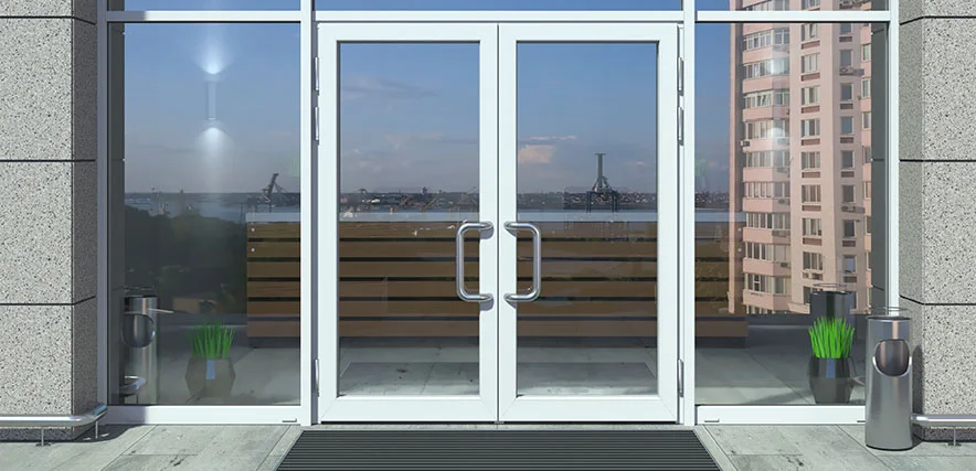 storefront glass repair in Coral Gables, FL